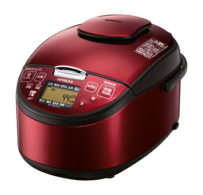 【中古】 日立 圧力スチームIH炊飯器 5.5合 レッド RZ-SG10J-R