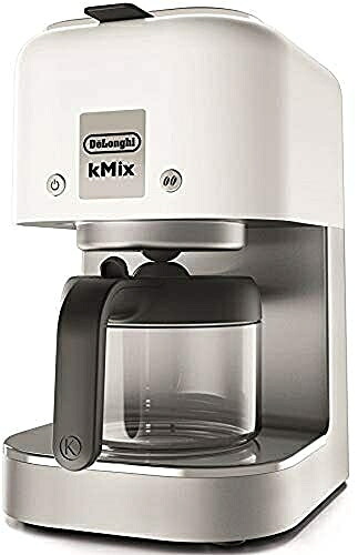 【中古】 De'Longhi (デロンギ) ドリップコーヒーメーカー ケーミックス [kMix] COX750J-WH レギュラーコーヒー 6杯用 ステンレスフィルター アロマスイッチ シャワードリップ機能 [クールホワイト] デロンギファミリー登録で3年