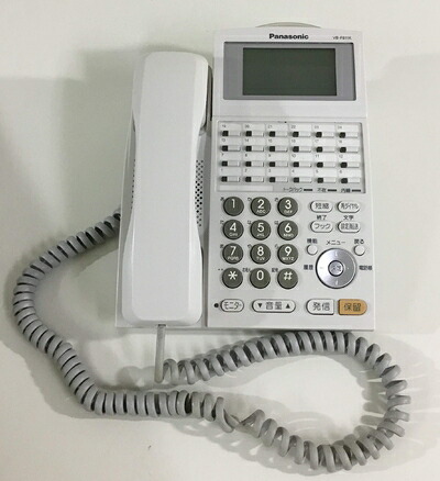 【中古】 Panasonic La Relier オフィス用品 24キー電話機K-W VB-F611KA-W|Haute Produit