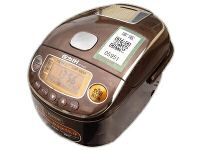 【中古】 象印 炊飯器 圧力IH式 3合 NP-RJ05-TA 11,573円