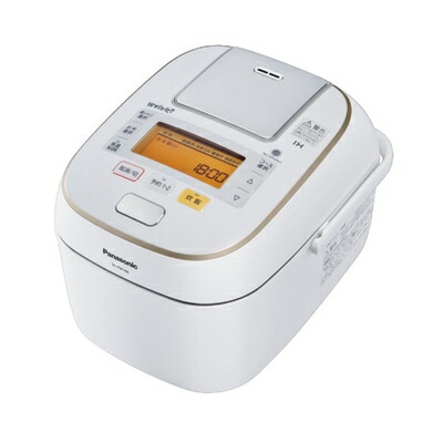 【中古】 パナソニック 5.5合 炊飯器 翦断応力IH式 Wおどり炊き スノークリスタルホワイト SR-PW106-W