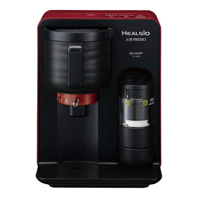 【中古】 読みやすい ヘルシオ(HEALSIO) 茶の葉プレッソ 湯ざまし役立つこと付き添い人 赤いこと TE-TS56V-R