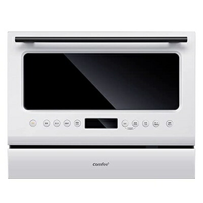【中古】 COMFEE\u0027 食洗機 工事不必要 5人用 大電気容量 UV除菌 自動小銃水 静音 液晶見せびらかす タイマー積み上げる 節電 折り畳み水井戸釣瓶付き添い人 食器洗いかわき切る機 食器洗い濯ぎ機 分かれ出る水栓相応う 2ways 節水 貯蔵タンク受け答え式 食洗器 フリースタンディング WQP6-3602K W/T