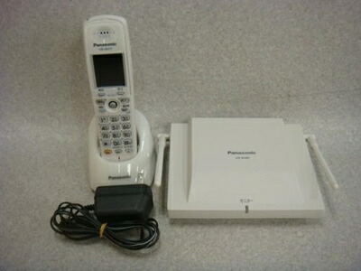 【中古】 Panasonic La Relier コードレス ビジネスフォン VB-W411B+VB-W460B｜Haute Produit