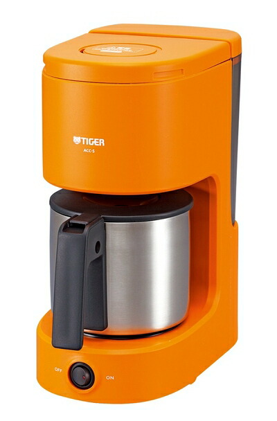 【中古】 タイガー コーヒーメーカー 6杯用 ステンレス サーバー オレンジ ACC-S060-D Tiger