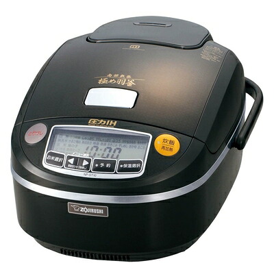 【中古】 ZOJIRUSHI 翦断応力IH炊飯ジャー 【5.5合炊き】 黒いこと NP-ST10-BP