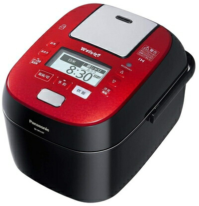【中古】 パナソニック 炊飯器 5.5合 圧力IH式 Wおどり炊き ルージュブラック SR-SPX107-RK