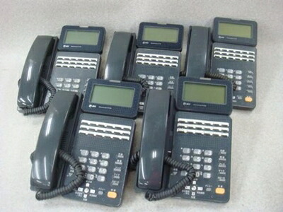 【中古】 GX-(18)STEL-(2)(K) 黒 5台仕かける NTT GXスタービジネスフォン