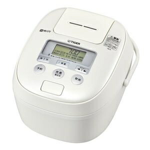 【中古】 タイガー IH炊飯ジャー（5.5合炊き）　ミルキーホワイトTIGER　炊きたて JPE-B101-WM