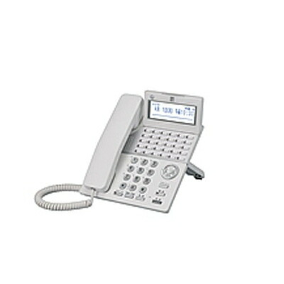 【中古】 saxa/サクサ PLATIAII(プラティア2) 30ボタン電話機 TD820(W)※ホワイト