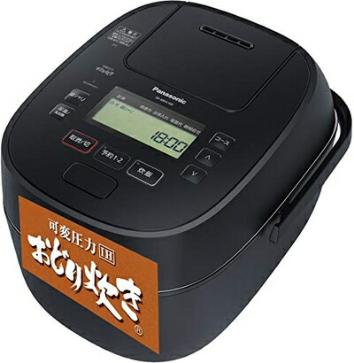 【中古】 パナソニック 炊飯器 5.5合 可変圧力IH式 おどり炊き ブラック SR-MPA100-K
