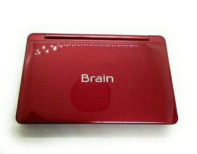 【中古】 シャープ カラー電子辞書Brain ビジネスモデル レッド系 PW-SB1-R
