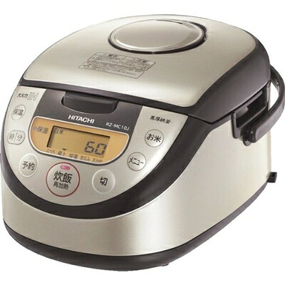 【中古】 日立極上炊き 黒厚鉄釜◇IHジャー炊飯器☆RZ-MC10J(S)|Haute Produit
