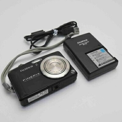【中古】 FUJIFILM デジタルカメラ FinePix (ファインピクス) F50fd ブラック 1200万画素 光学3倍ズーム FX-F50FDB｜Haute Produit