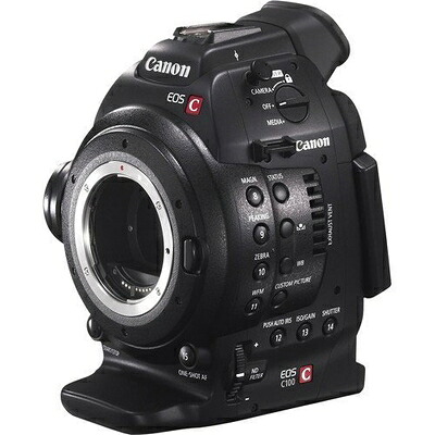 【中古】 Canon EOS C100 上半身（EFマウント）（デュアル画素CMOS AF相応う）