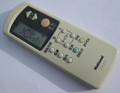 【中古】 パナソニック(Panasonic) ナショナル エアコンリモコン A75C756