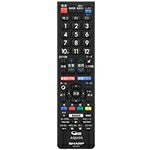 【中古】 読みやすい SHARP テレビ受像機遠隔操作 0106380517