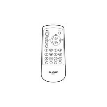 【中古】 シャープ 液晶テレビ用リモコン RRMCG1515CESA(0106380049)