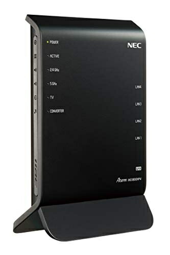 【中古】 NEC Aterm 無線電話ローカルエリアネットワーク Wi-Fiルータ/ dual_band AC1800(11ac相応う) 1300+450Mbps WG1800HP4 PA-WG1800HP4