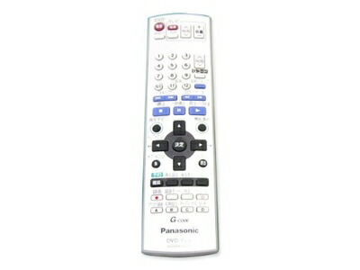 【中古】 Panasonic DVDビデオレコーダー用リモコン N2QAKB000054