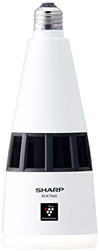 【中古】 シャープ プラズマクラスター イオン発生機 トイレ用 天井 LED 照明 E26口金 ホワイト IG-KTA20-W