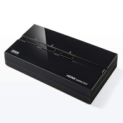 【中古】 サンワダイレクト HDMIうつり変わり器 3インプット1最終生産物 手動うつり変わり 自動小銃うつり変わりなし ワット数不必要 盛りだくさん固定ディスク・HDCP相応う 400-SW018