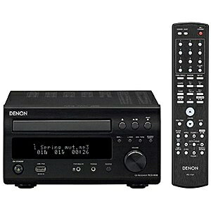 【中古】 Denon CD受信システム iPod相応う 黒いこと RCD-M38-K