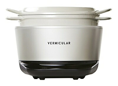 【中古】 バーミキュラ ライスポット 5合炊き 炊飯器 シーソルトホワイト 専用レシピブック付 RP23A-WH｜Haute Produit 45,266円