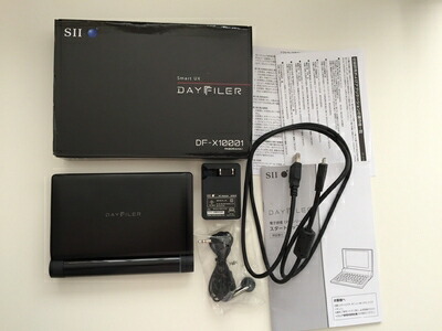 【中古】 セイコーインスツル 陰電子字引き DAYFILER 専門的ひな形 DF-X10001