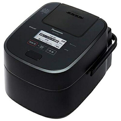 【中古】 パナソニック スチーム\u0026可変圧力IH炊飯ジャー(5．5合炊き) Wおどり炊き ブラック SR-CVSX100-K