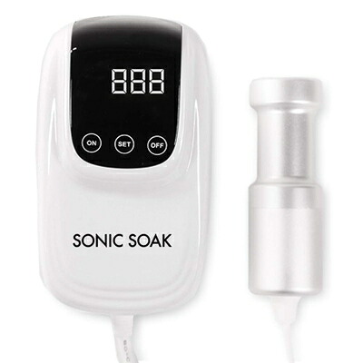【中古】 SONIC SOAK ソニックソーク 超音波洗浄器 洗浄クリーナー Ultrasonic Cleaning コンパクト洗浄機 タイマー付 専用ポーチ 日本語サポート付き｜Haute Produit