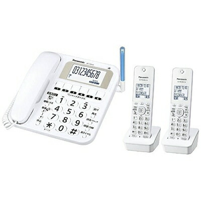 【中古】 パナソニック 電話機 RU・RU・RU VE-E10DW
