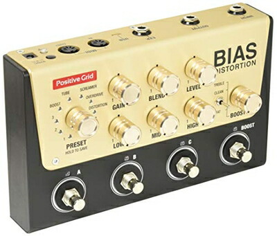 【中古】 Positive Grid BIAS Distortion トーン・マッチ・ディストーション・ペダル 【正規輸入品】 自分だけのカスタム・ディストーションをデザイン PGBIASDISTPRO
