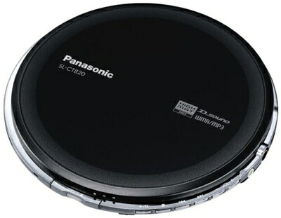 【中古】 パナソニック 携帯型CD電気蓄音機 黒いこと SL-CT820-K