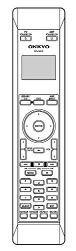 中古】 ONKYO HDオーディオコンピュータ HDC-1.0 用 リモコン RC-680E