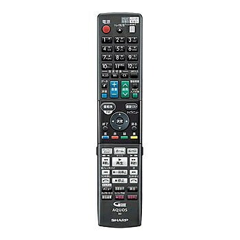 【中古】 シャープ ブルーレイディスクレコーダー用リモコン RRMCGB112WJPA(0046380261)
