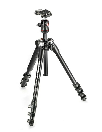 【中古】 Manfrotto コンパクト三脚 Befree アルミ 4段 ボール雲台キット MKBFRA4-BH|Haute Produit