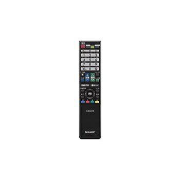 【中古】 読みやすい 液晶テレビ受像機用遠隔操作 RRMCGB069WJSA(0106380415)(黒いこと)