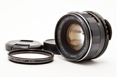 【中古】 Pentax Super-Takumar 55mm 1:2 M42