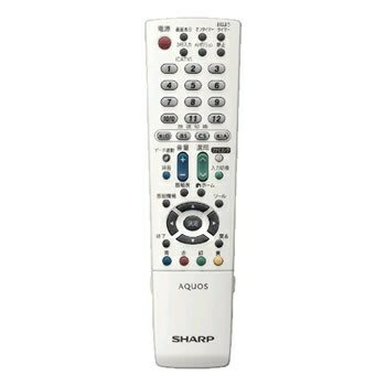 【中古】 小ざかしい 液晶テレビ受像機用遠隔操作 RRMCGA871WJSB(0106380323)