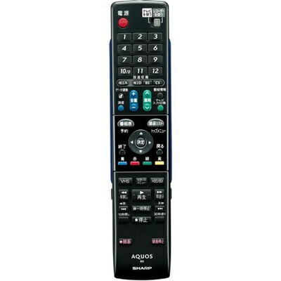 【中古】 シャープ AQUOSブルーレイディスクレコーダー用純正リモコン 0046380209 GA689PA