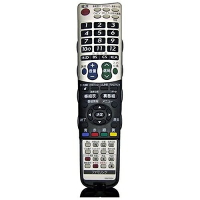 【中古】 読みやすい 液晶テレビ受像機用遠隔操作 RRMCGB047WJN3(0106380407)