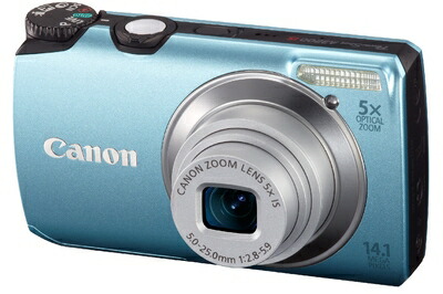 【中古】 Canon デジタルカメラ PowerShot A3200 IS ブルー PSA3200IS(BL)