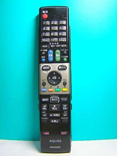 【中古】 シャープ テレビリモコン GA820WJSA