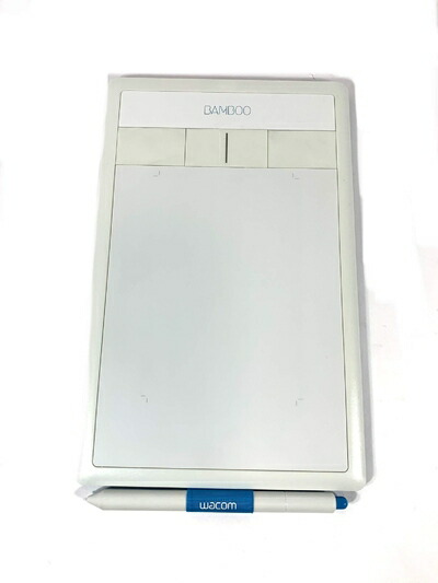 【中古】 Wacom 書き込み経口避妊薬 S大きさ 白いこと フォトショップエレメンツ\u0026ペインターエッセンシャル嘱する Bamboo Fun CTH-470/W1
