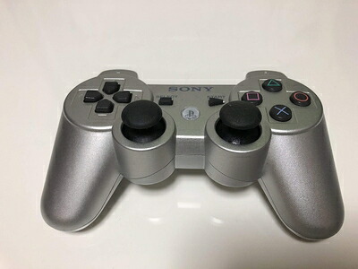 【中古】 ワイヤレスコントローラ (DUALSHOCK3) サテン・シルバー
