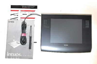 【中古】 WACOM Intuos3 A5大きさ 水晶薄墨色 PTZ-630/G0