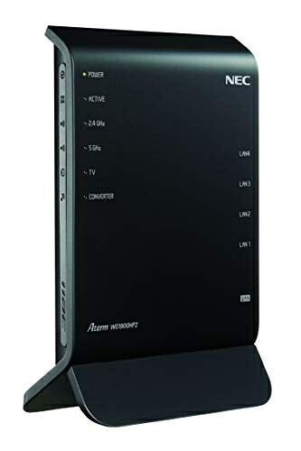 【中古】 NEC 11ac相応う 1300＋600Mbps 無線電話ローカルエリアネットワークルーター（親機単体）Aterm WG1900HP2 PA-WG1900HP2