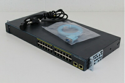 【中古】 CISCO Catalyst 2960-24TT-L 賢しい イーサネット 取り替えっこ WS-C2960-24TT-L