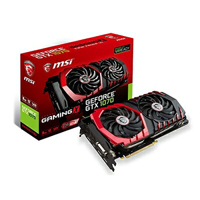 【中古】 MSI オリジナルクーリングシステム TWINFROZR VI 搭載 GeForce GTX 1070グラフィックボード GeForce GTX 1070 GAMING X 8G|Haute Produit